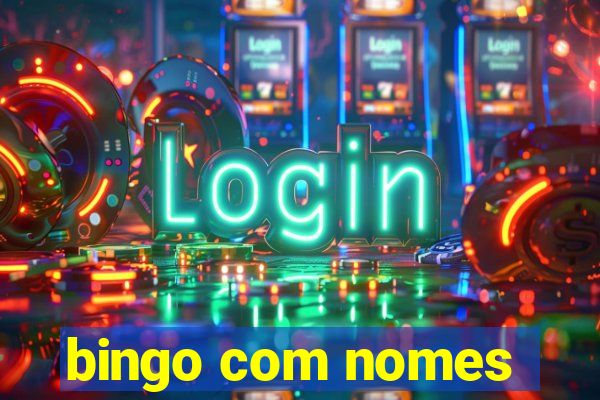 bingo com nomes